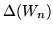 $\Delta(W_n)$