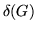$\delta(G)$