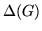 $\Delta(G)$
